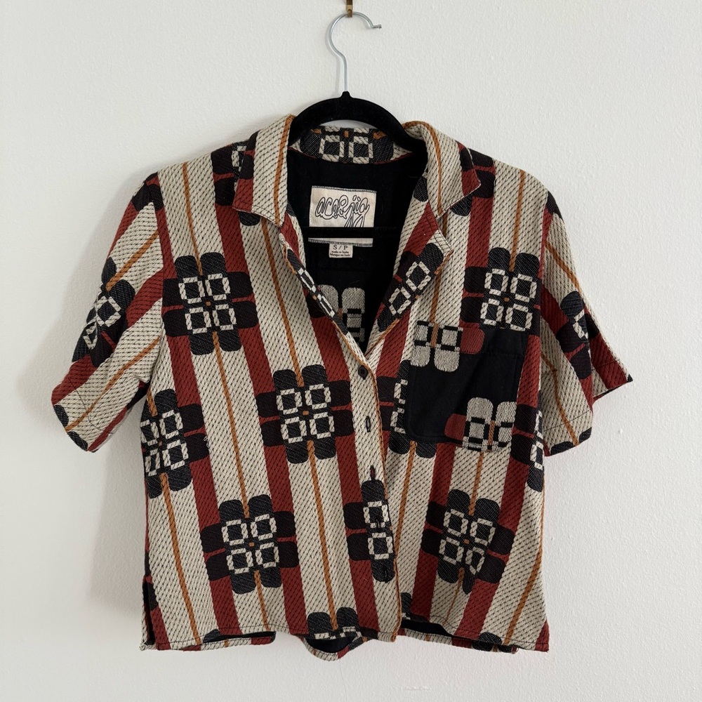 Ace & Jig murphy shirt | fall 23 | redwood - redwood / s | ace&jig